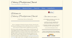 Desktop Screenshot of calvarypresbychurch.org